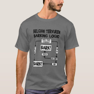 T-shirt Logique de l'écorce de chien, Drôle cadeau de chie