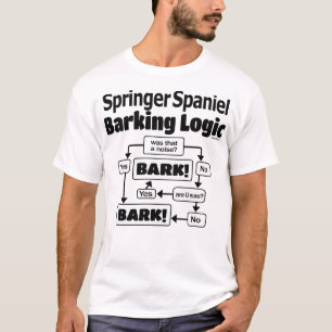 T-shirt Logique d'écorce Springer Spaniel
