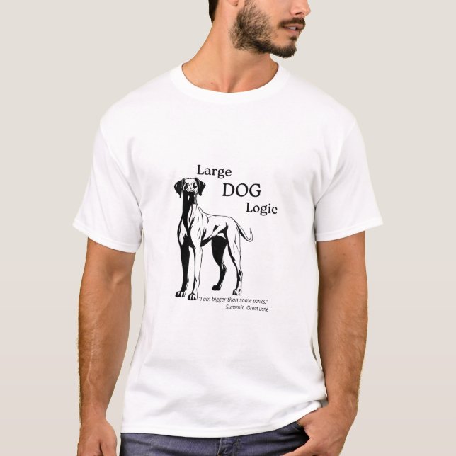 T-shirt Logique du chien grand - grand Danse (Devant)