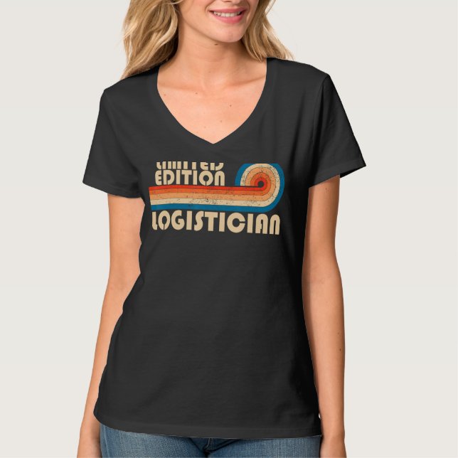 T-shirt LOGISTICIEN Funny Titre de l'emploi Profession Ann (Devant)