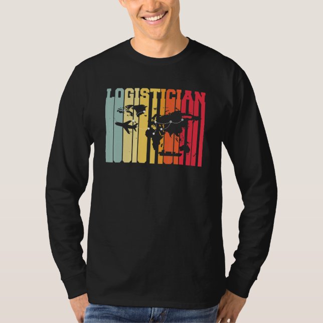 T-shirt Logisticien Silhouettes Logistique (Devant)