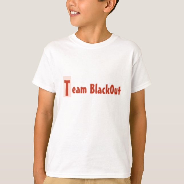 T-shirt logo 2 de l'équipe black0ut (Devant)