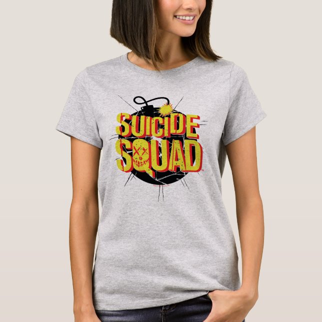T-shirt Logo 3 de bombe du peloton | de suicide (Devant)
