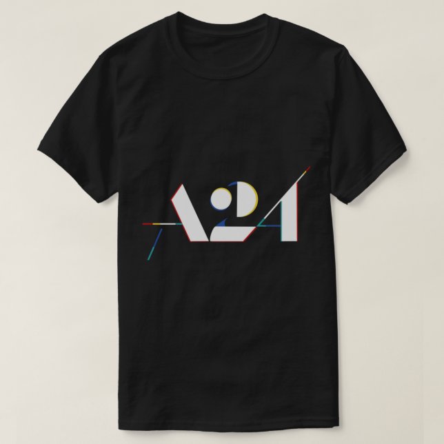 T-shirt Logo A24 3D actif (Design devant)