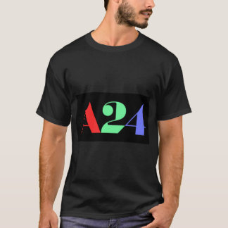 T-shirt Logo A24 Multicolor