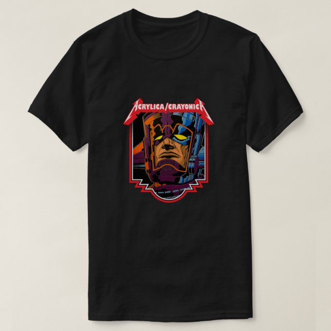 T-shirt Logo AcrylicaCrayonica avec Galactus Classic (Design devant)