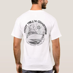 T-shirt Logo Albemarle Boat - Knot Tell'n Charters