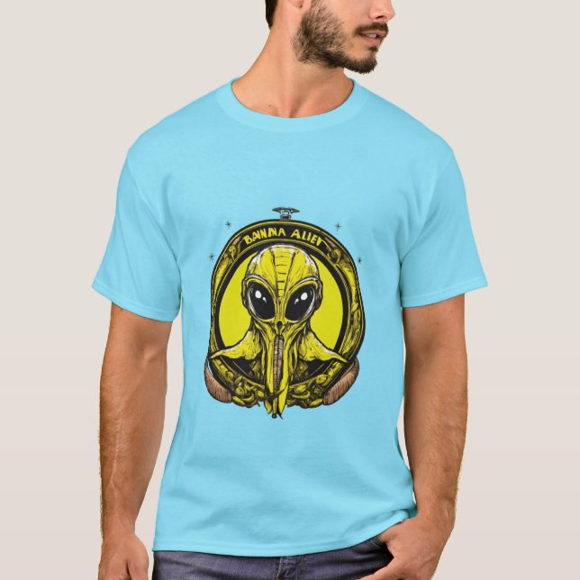 T-shirt logo alien mangeur de bananes (Devant)