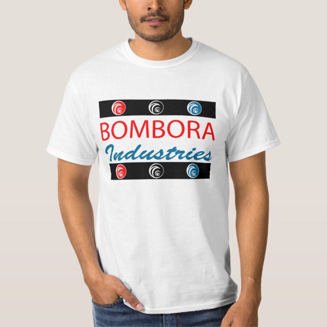 T-shirt Logo Amérique de bloc de Bombora (Devant)