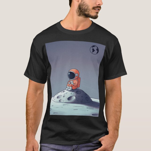 T-shirt Logo Astronet der (Devant)