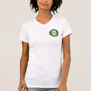 T-shirt Logo avant en v pour femmes