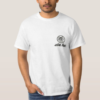 T-shirt Logo avec la terre faite sur commande haute et le