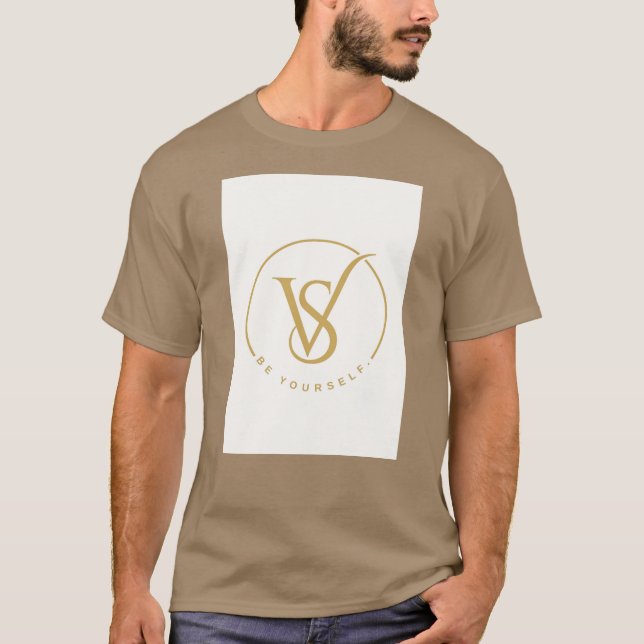 T-shirt Logo Be Yourself VS Monogramme (Devant)