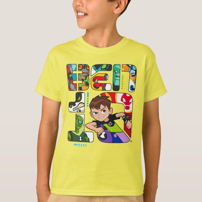 T-shirt Logo Ben 10 Alien (Devant)