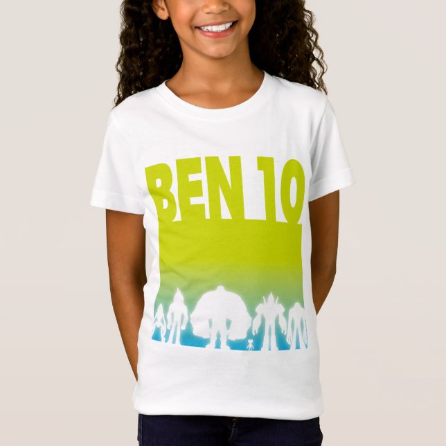 T-Shirt Logo Ben 10 Alien Line-up (Devant)
