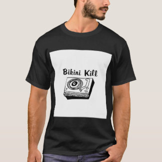 T-shirt Logo Bikini Kill - Black Pin