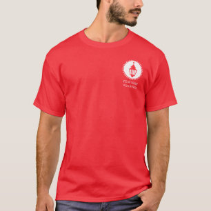 T-shirt Logo blanc Gaslight Votre nom