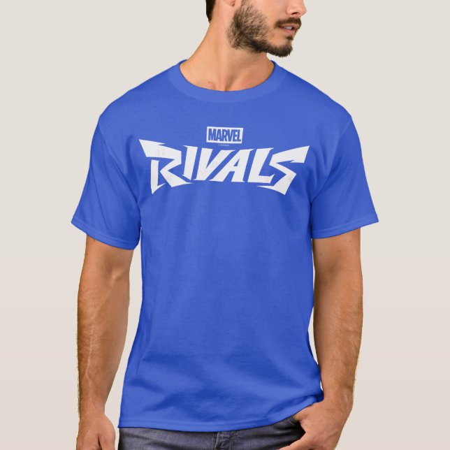T-shirt Logo Blanc Marvel Rivals (Devant)