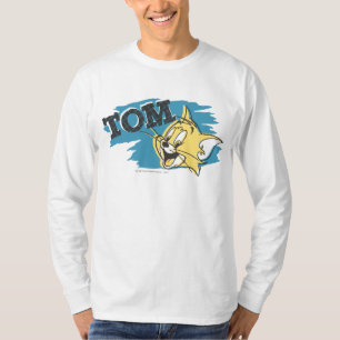 T-shirt Logo bleu et jaune de Tom