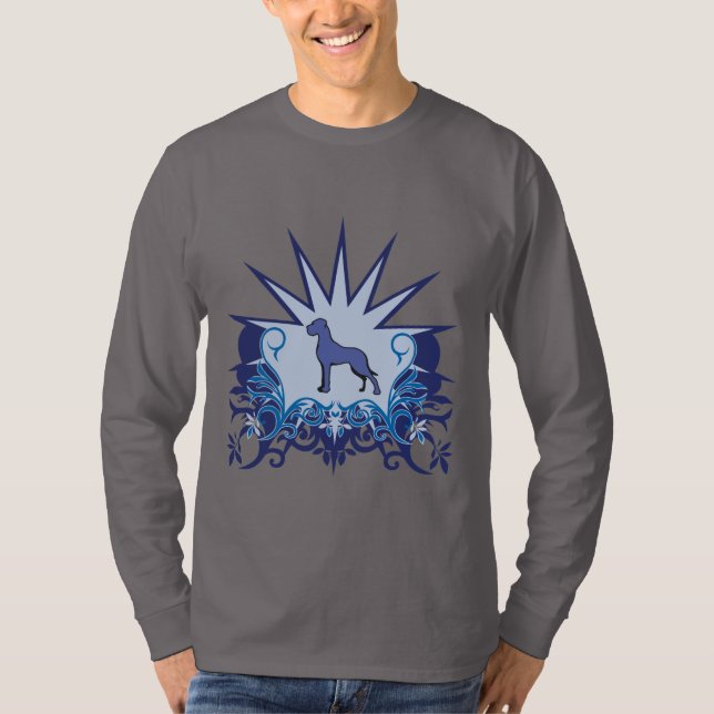 T-shirt Logo Blue Great Dane (Devant)