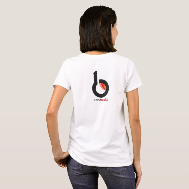 T-shirt logo boneHeads™ B2 26 (Dos entier)