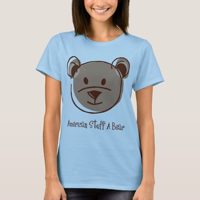 T-shirt logo_bottom principal d'ours (Devant)