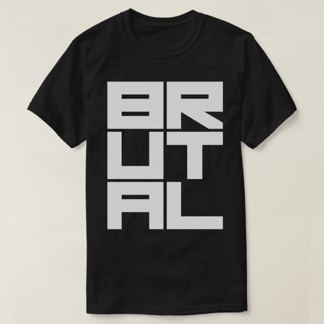 T-shirt Logo brutal (Design devant)