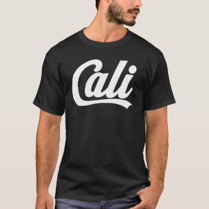 T-shirt Logo Cali Bold Script (Blanc) pour les fans califo