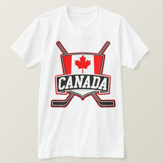 T-shirt Logo canadien de hockey (Design devant)