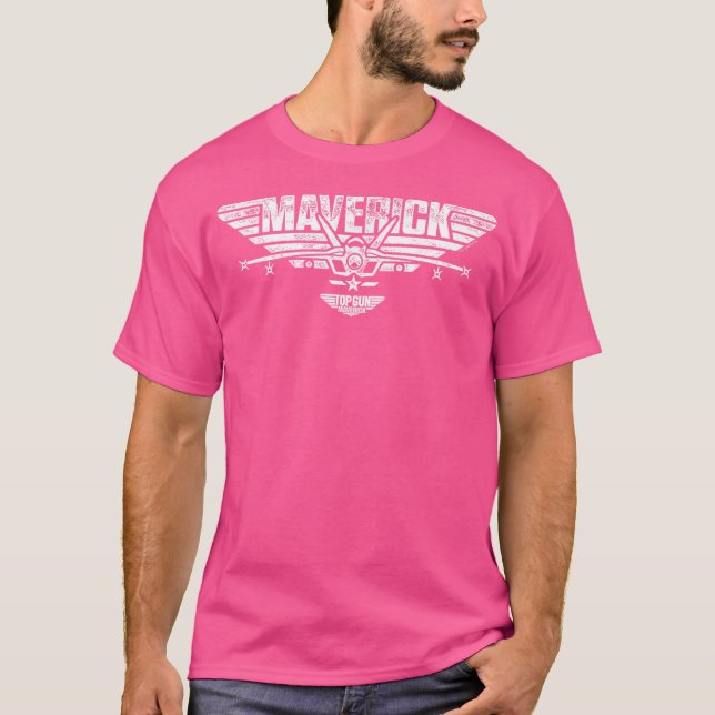 T-shirt Logo Centré Sur Le Texte Maverick (Devant)