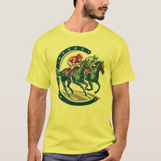 T-shirt Logo Champion Horse et Jockey pour bannières d'évé