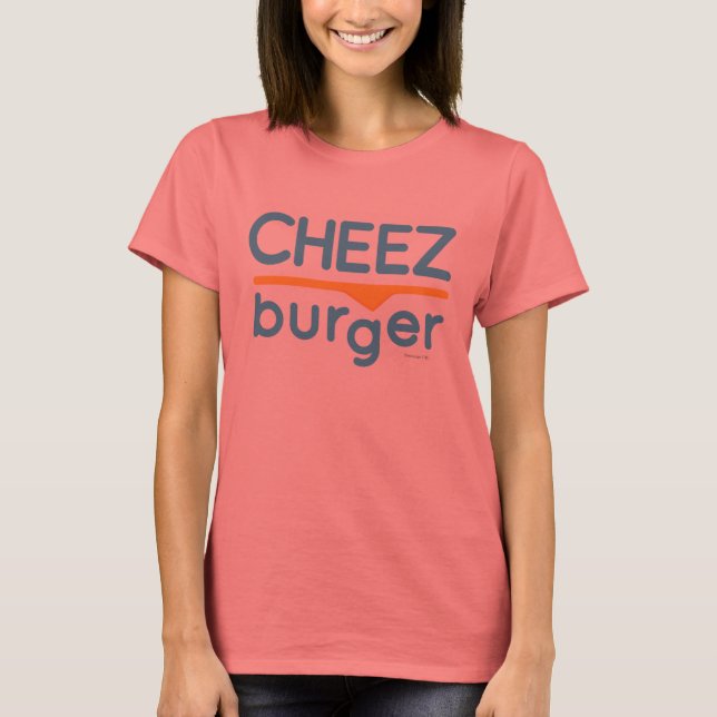 T-shirt Logo Cheezburger (couleur) (Devant)
