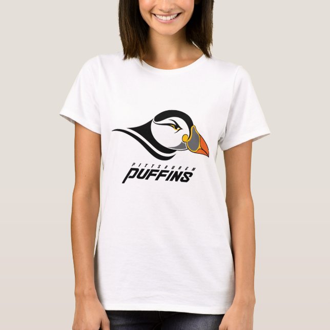 T-shirt Logo Classique des Pittsburgh Puffins (Devant)