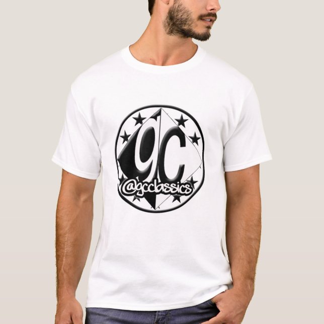 T-shirt Logo Classique GC White Tee (Devant)