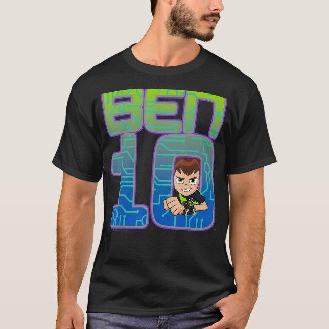T-shirt Logo CN Ben 10 Simple Portrait (Devant)