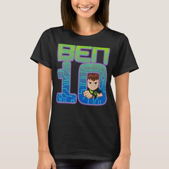 T-shirt Logo CN Ben 10 Simple Portrait (Devant)