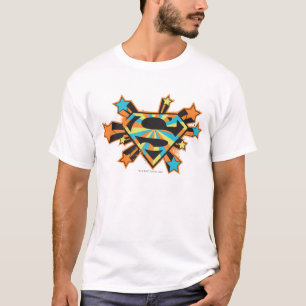 T-shirt Logo coloré d'étoiles de Supergirl