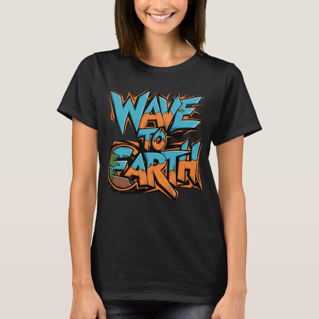 T-shirt Logo coloré Vave to Earth (Devant)