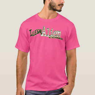 T-shirt Logo Comix Alien illégal