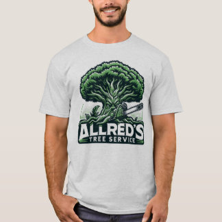 T-shirt Logo d'Allred Tree Service Professional