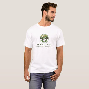 T-shirt Logo d'aménagement paysager et d'entretien de pelo