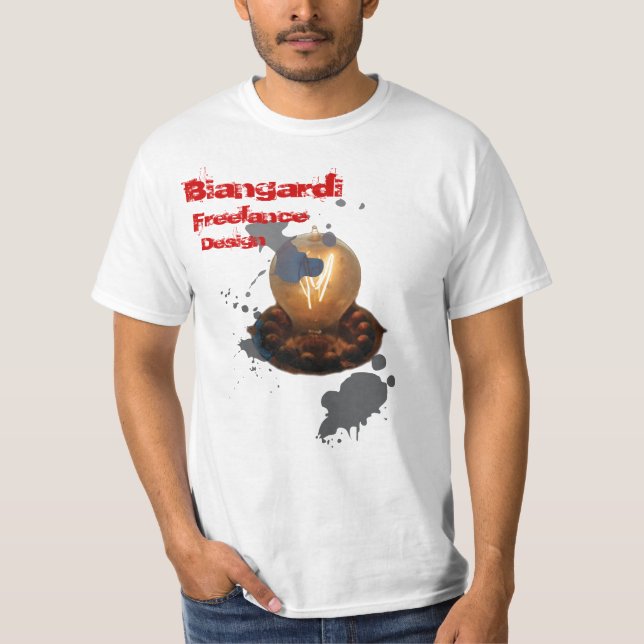 T-shirt Logo d'ampoule " de chemise de BFD " (Devant)