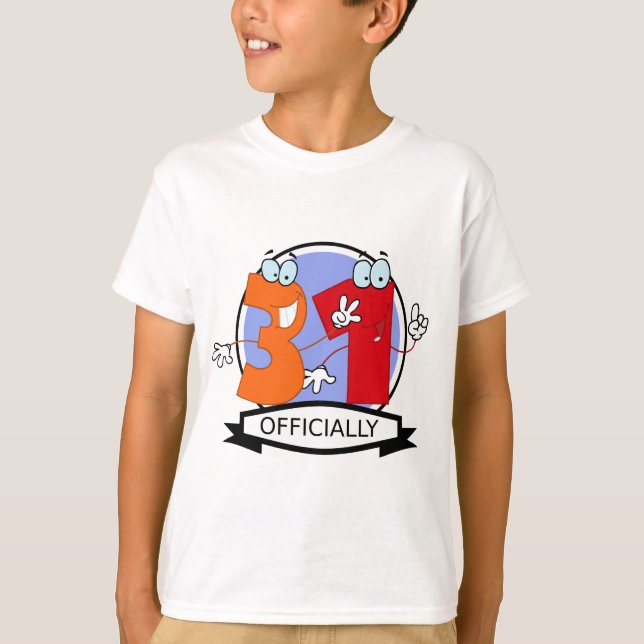 T-shirt Logo d'anniversaire officiel 31 (Devant)