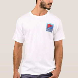 T-shirt Logo d'avertissement T de bande de petit métier