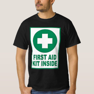 T-shirt Logo de bande de kit de premiers secours
