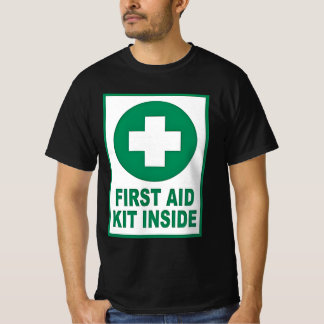 T-shirt Logo de bande de kit de premiers secours