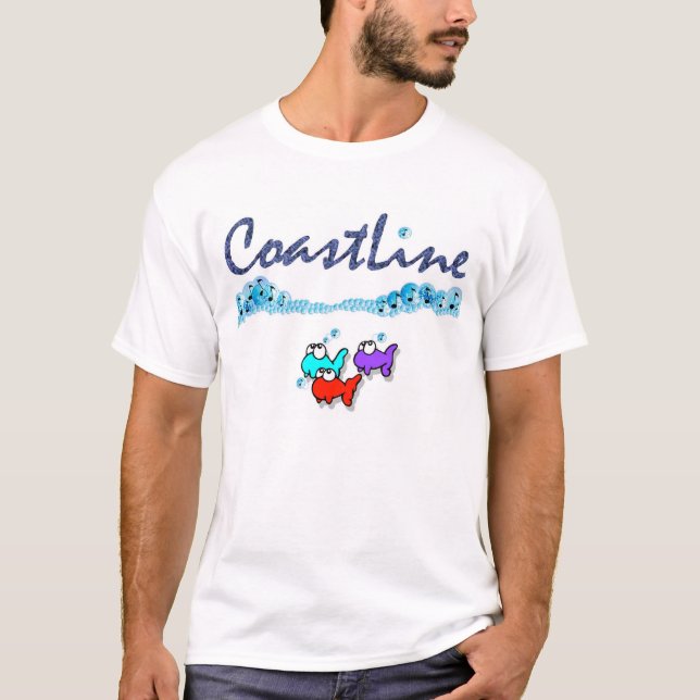 T-shirt Logo de bande de littoral (Devant)