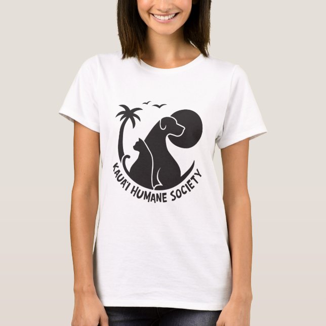 T-shirt Logo de base féminin avec le KHS noir (Devant)