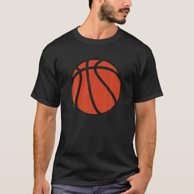 T-shirt Logo de basket-ball T Chemise (Devant)