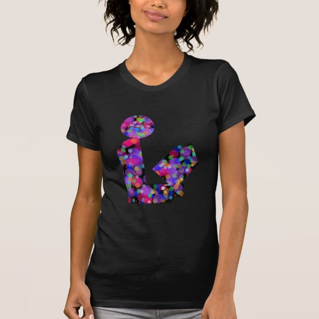 T-shirt Logo de bibliothèque un peu vide (Devant)